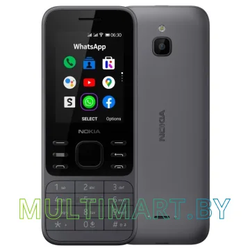 Мобильный телефон Nokia 6300 4G Dual SIM (серый)